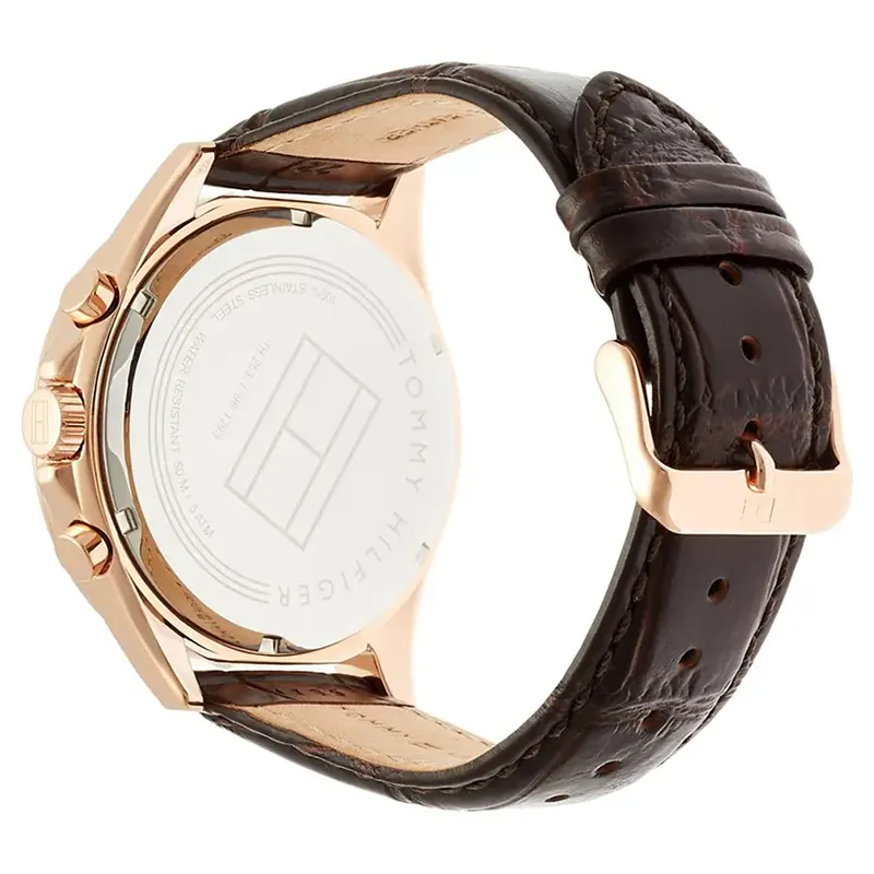 Tommy Hilfiger Luke Chronograph White Dial Men's Watch- 1791118